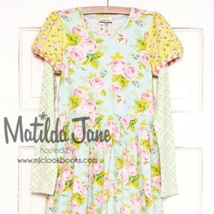 EUC Size 8 Matilda Jane Bouncy Blooms Dress MJC